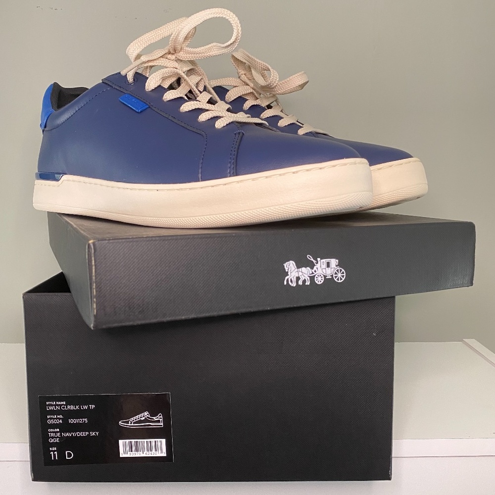 Mens Coach Shoes( LWLN CLRBLK LW TP) Size 11 - Picture 2 of 12